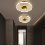 Modern Geometric Grain Ceiling Light