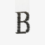 Charcoal Sculptural LED Chandelier – Modern Linear Pendant for Dining & Living Spaces