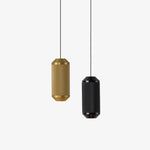 Backbeat Modern LED Pendant Light in Black or Gold for Dining Room and Kitchen Island