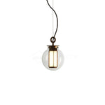 Bai Family Blown Glass Pendant Light in Bronze for Dining and Entry