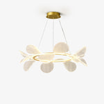 Bain Flying Flowers Chandelier — Gold Acrylic LED Pendant Light