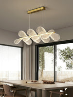Bain Flying Flowers Chandelier — Gold Acrylic LED Pendant Light