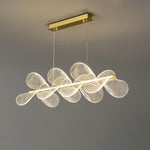 Bain Flying Flowers Chandelier — Gold Acrylic LED Pendant Light
