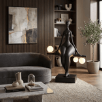 Balance Glow Sculpture Floor Lamp – Modern Art Deco Ambient Lighting