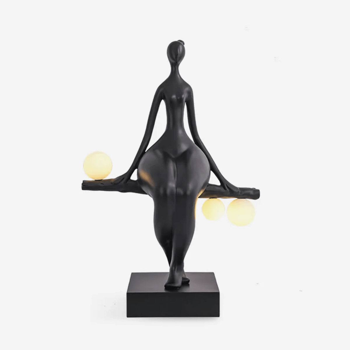 Balance Glow Sculpture Floor Lamp – Modern Art Deco Ambient Lighting