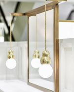 Ball Series Pendant Light – Modern Glass Globe Ceiling Lamp