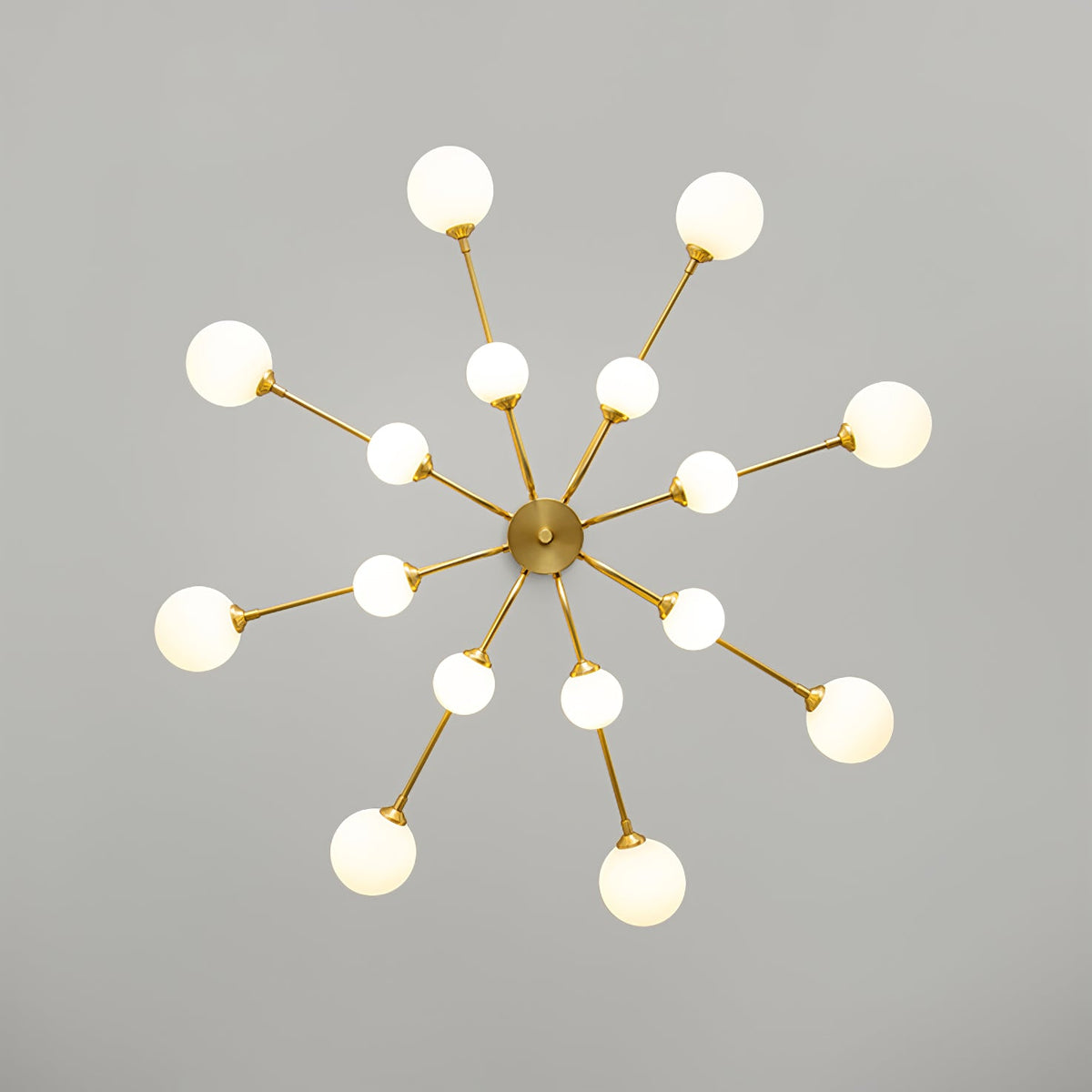 Balloon Ball Chandelier – Modern Gold Glass Pendant Light for Dining Room and Living Room
