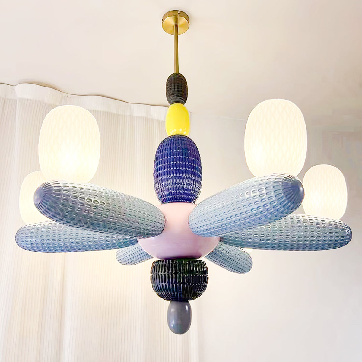 Balloons Chandelier – Modern Glass Pendant Light for Dining Room and Living Room