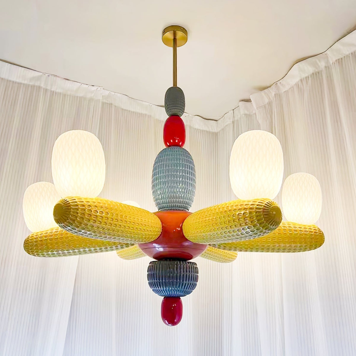 Balloons Chandelier – Modern Glass Pendant Light for Dining Room and Living Room