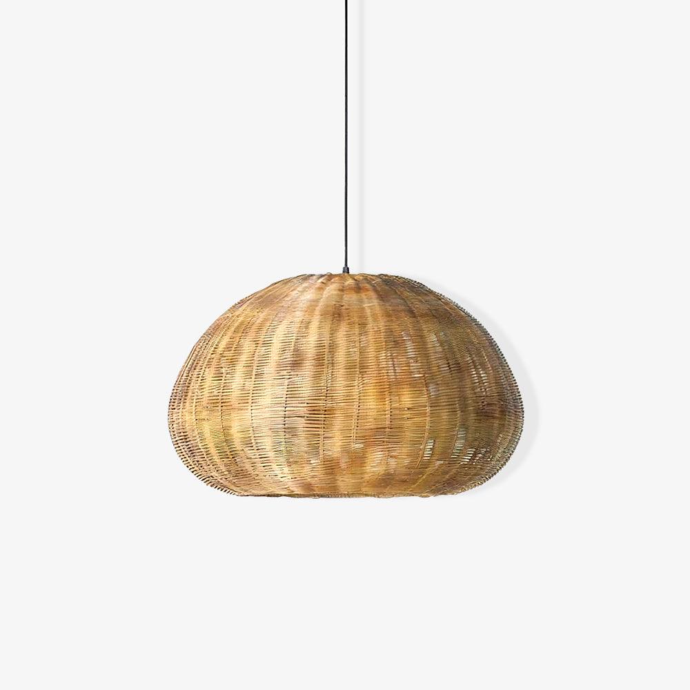 Bamboo Camden Pendant Light – Handwoven Coastal Ceiling Lamp for Dining & Living Spaces