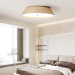 Bamboo Textured LED Flush Mount Ceiling Light for Modern Interiors