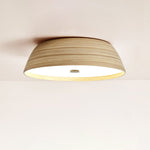 Bamboo Textured LED Flush Mount Ceiling Light for Modern Interiors