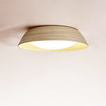 Bamboo Textured LED Flush Mount Ceiling Light for Modern Interiors