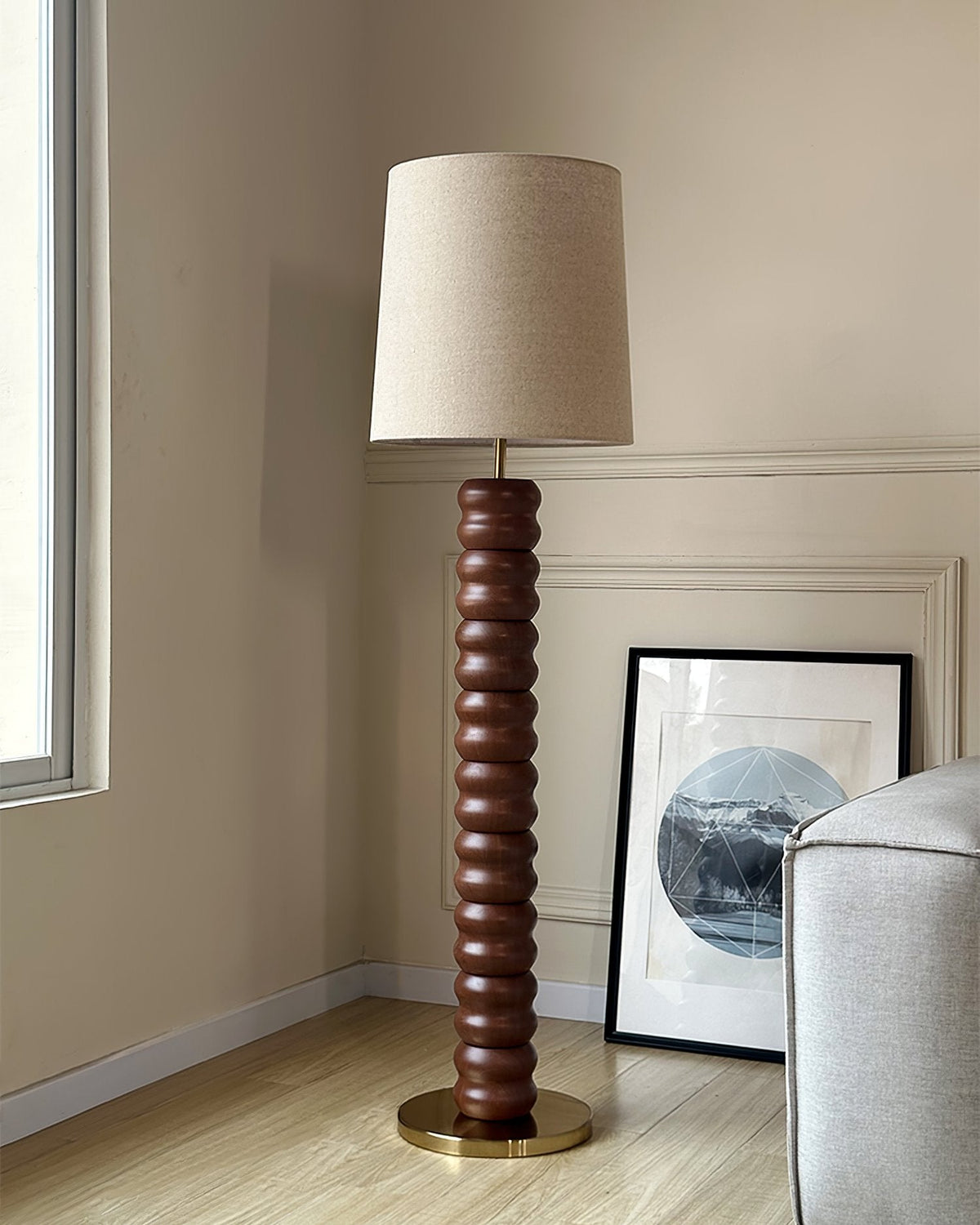Barbell Floor Lamp