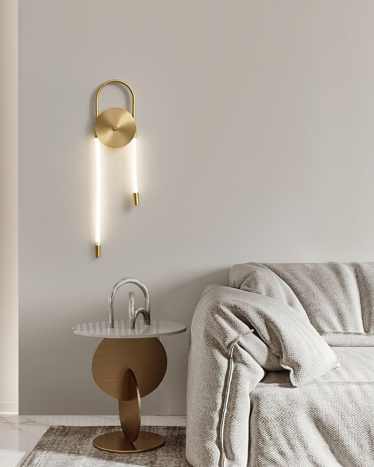 bead-cascade-loop-wall-lamp
