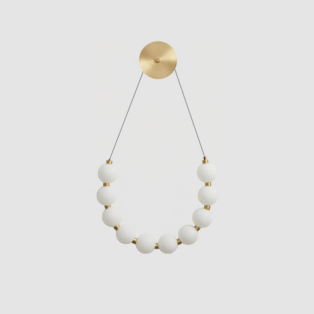 bead-cascade-loop-wall-lamp