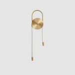 bead-cascade-loop-wall-lamp