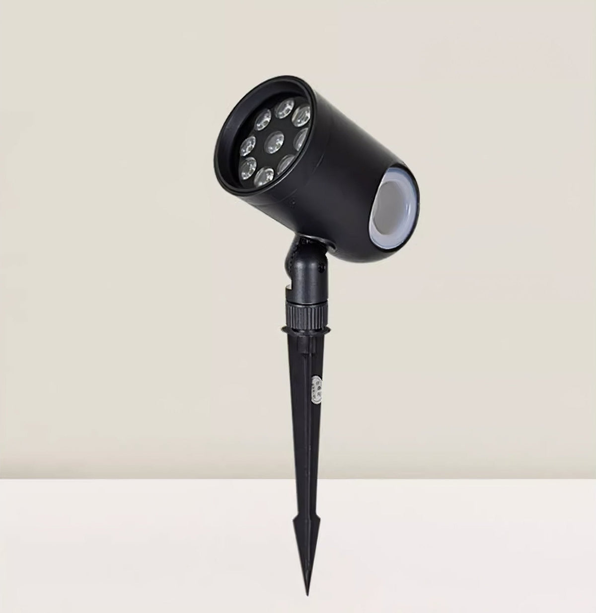 Beam Spike Adjustable Landscape Spotlight in Black Stainless Steel