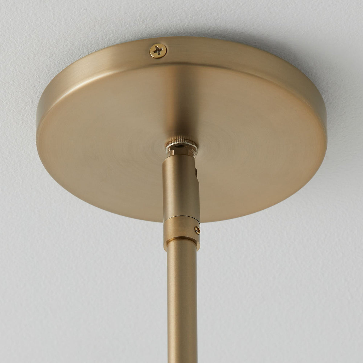 Axis Modern Linear Chandelier in Brass and Black for Dining Room and Living Room