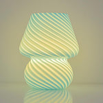 Creative Glass Retro Mushroom Table Lamp