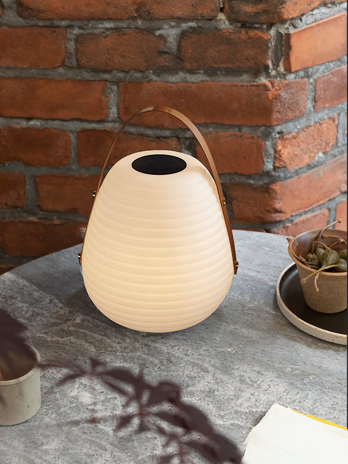 Beehive Solar Lantern Outdoor Lamp