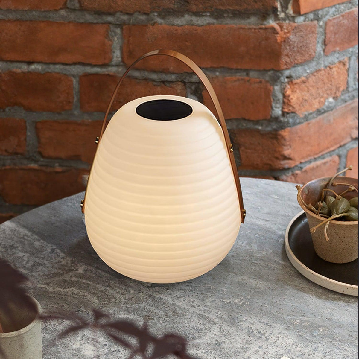 Beehive Solar Lantern Outdoor Lamp