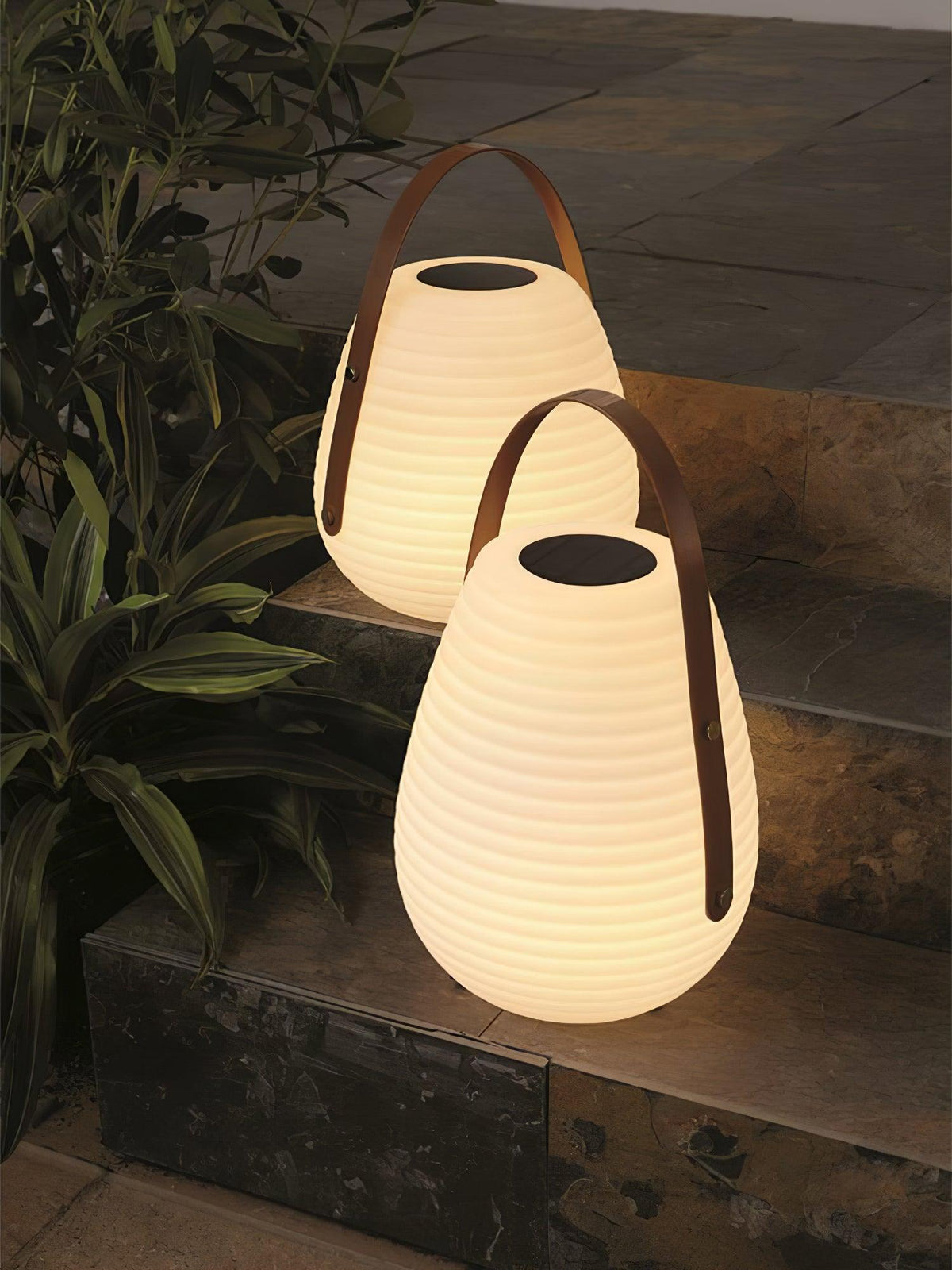 Beehive Solar Lantern Outdoor Lamp