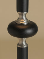 Belfort Classic Floor Lamp – Modern Black & Beige Designer Lighting for Living Room