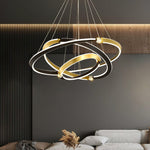 Crystal LED Pendant Light with Metal Frame, Modern Hanging Lamp for Dining Room and Living Room