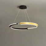 Crystal LED Pendant Light with Metal Frame, Modern Hanging Lamp for Dining Room and Living Room