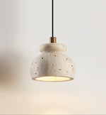 Bell Elara Travertine Pendant Light – Natural Stone Hanging Lamp for Dining & Kitchen