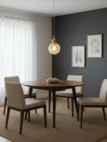 Bella Brass Pendant Light – Modern LED Mini Pendant for Kitchen Island, Dining Room, Bedroom