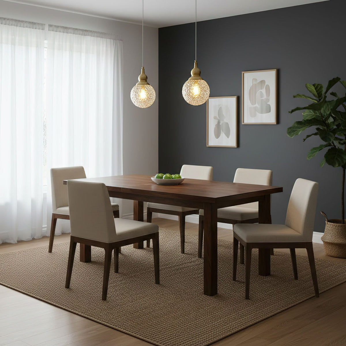 Bella Brass Pendant Light – Modern LED Mini Pendant for Kitchen Island, Dining Room, Bedroom