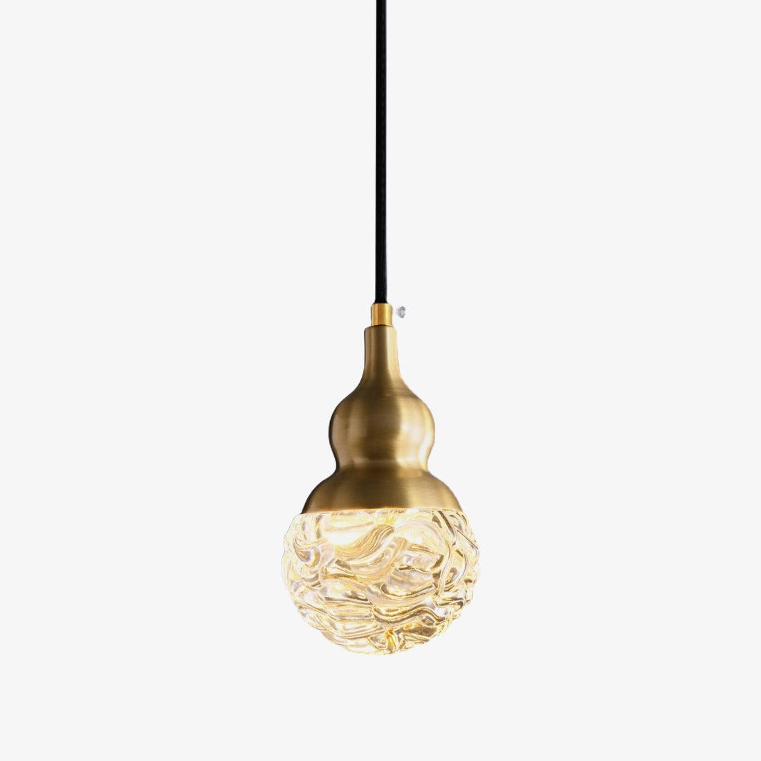 Bella Brass Pendant Light – Modern LED Mini Pendant for Kitchen Island, Dining Room, Bedroom