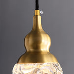 Bella Brass Pendant Light – Modern LED Mini Pendant for Kitchen Island, Dining Room, Bedroom