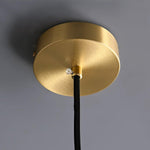 Bella Brass Pendant Light – Modern LED Mini Pendant for Kitchen Island, Dining Room, Bedroom