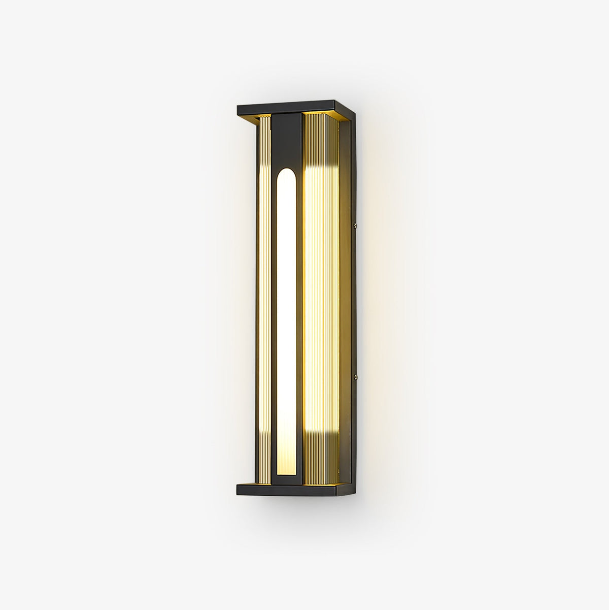 Bellamy Flair Outdoor Wall Sconce in Stainless Steel and Acrylic