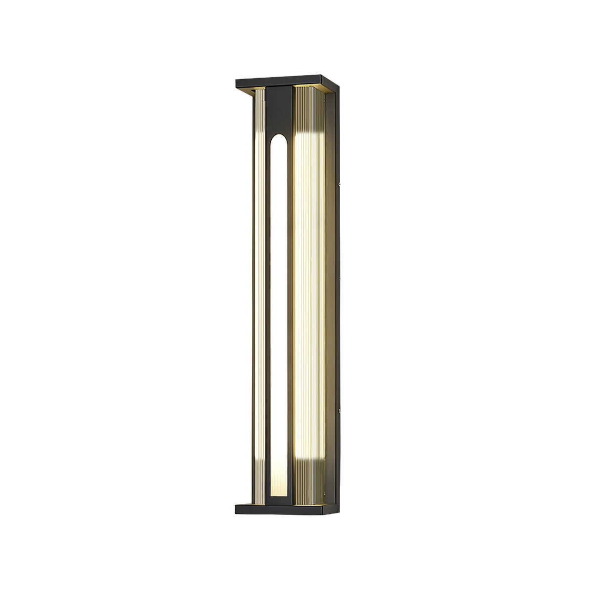 Bellamy Flair Outdoor Wall Sconce in Stainless Steel and Acrylic