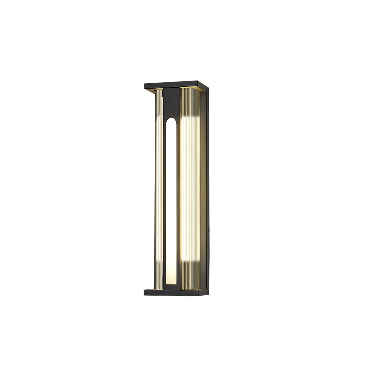 Bellamy Flair Outdoor Wall Sconce in Stainless Steel and Acrylic