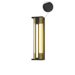 Bellamy Flair Outdoor Wall Sconce in Stainless Steel and Acrylic