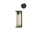 Bellamy Flair Outdoor Wall Sconce in Stainless Steel and Acrylic