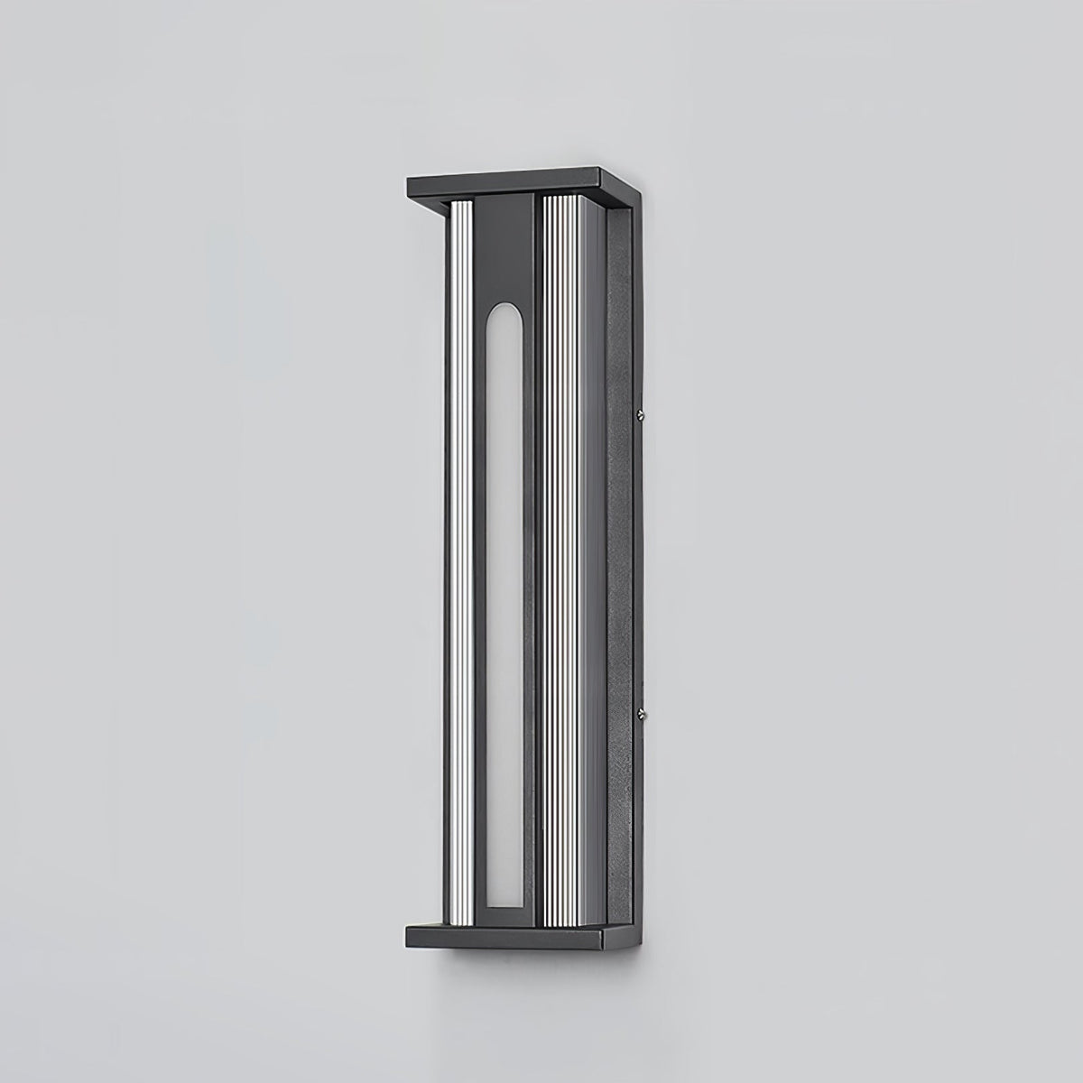 Bellamy Flair Outdoor Wall Sconce in Stainless Steel and Acrylic