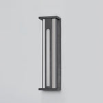 Bellamy Flair Outdoor Wall Sconce in Stainless Steel and Acrylic