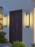 Bellamy Flair Outdoor Wall Sconce in Stainless Steel and Acrylic