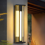 Bellamy Flair Outdoor Wall Sconce in Stainless Steel and Acrylic