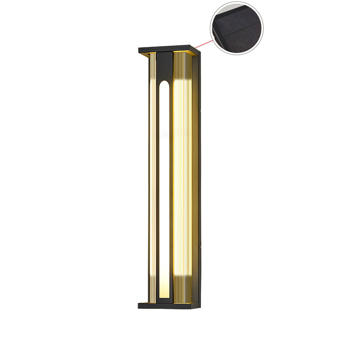 Bellamy Flair Outdoor Wall Sconce in Stainless Steel and Acrylic