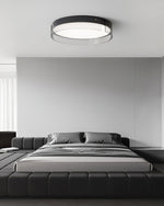 Bellatrix Modern Brass LED Flush Mount Ceiling Light for Living Room and Bedroom