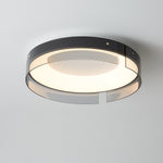 Bellatrix Modern Brass LED Flush Mount Ceiling Light for Living Room and Bedroom