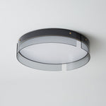 Bellatrix Modern Brass LED Flush Mount Ceiling Light for Living Room and Bedroom