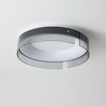Bellatrix Modern Brass LED Flush Mount Ceiling Light for Living Room and Bedroom